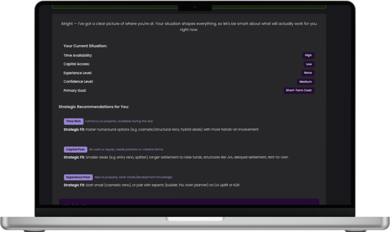 Sage AI interface on laptop